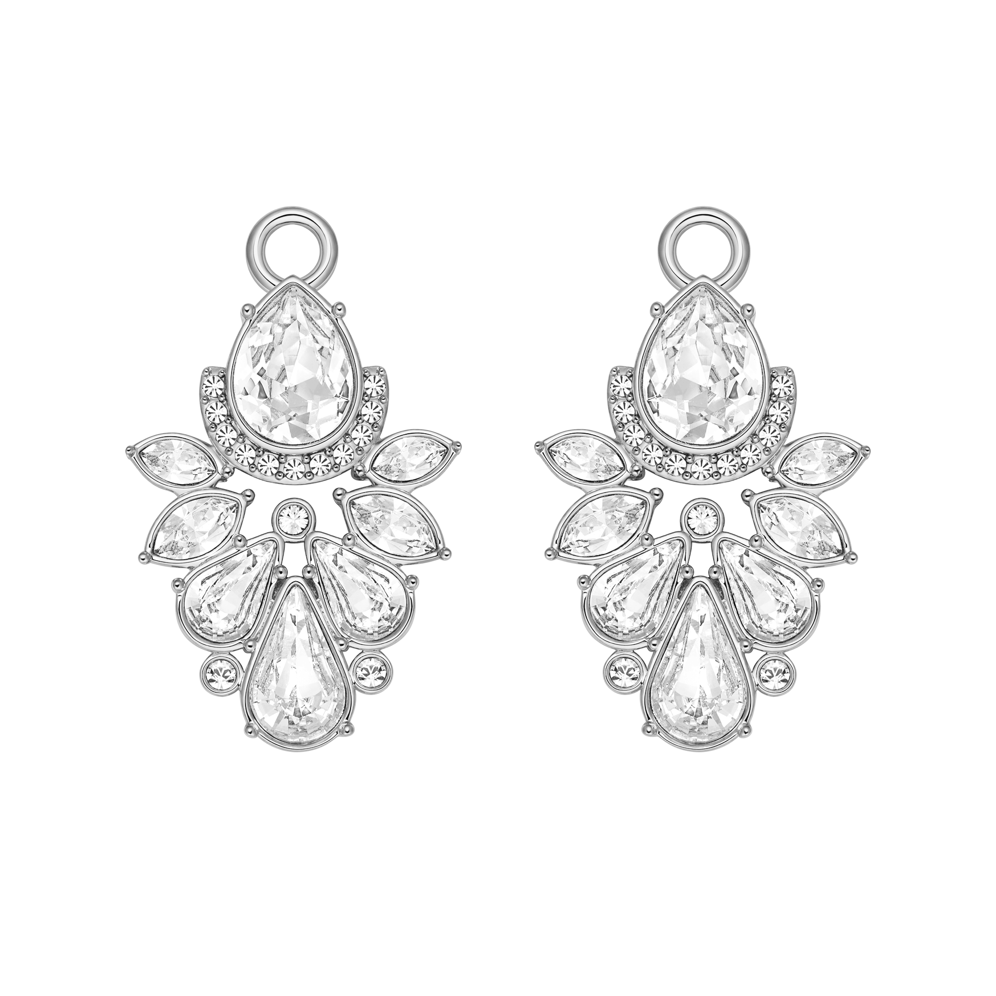 Luana Drop Mix Charms Platinum Plated