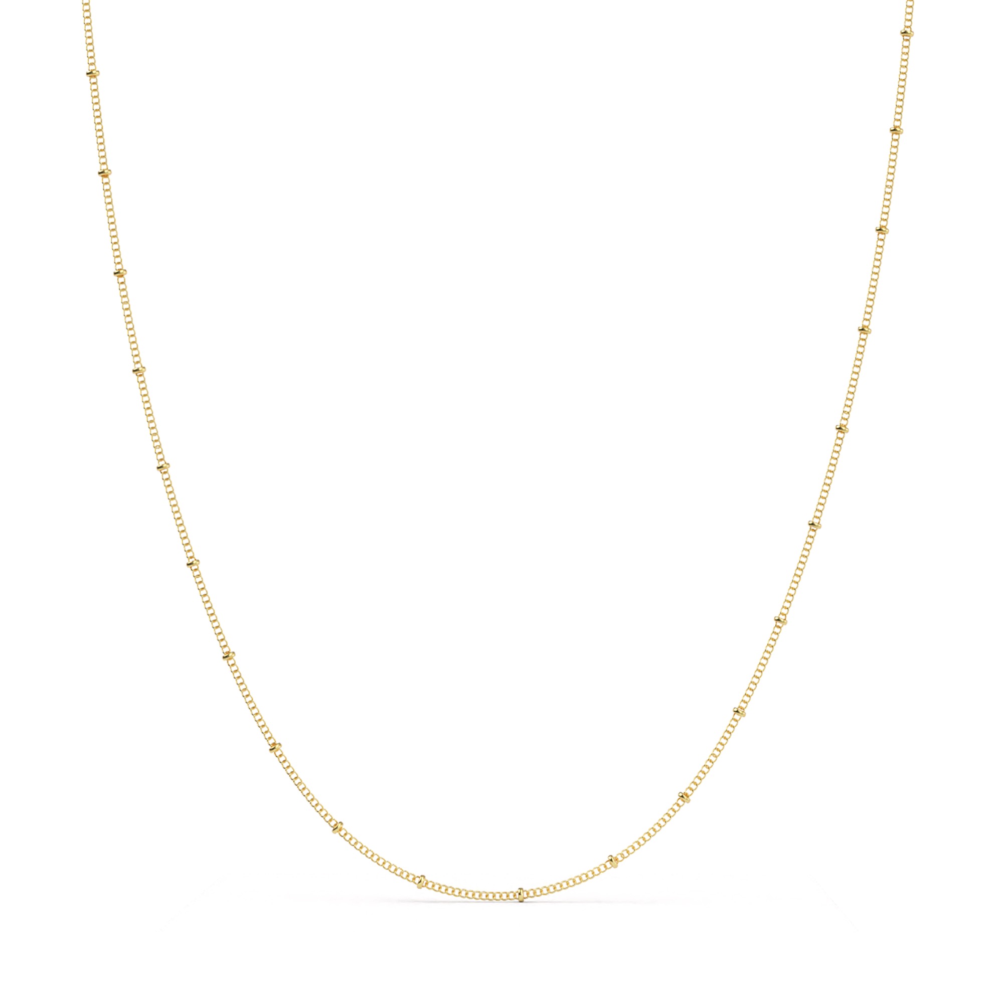 Droplet Carrier Necklace Gold Plated